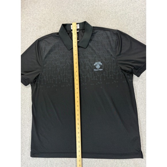 Army Black Knights West Point Stitched Logo Campus Polo Shirt (Men's XL) Black - Picture 7 of 10